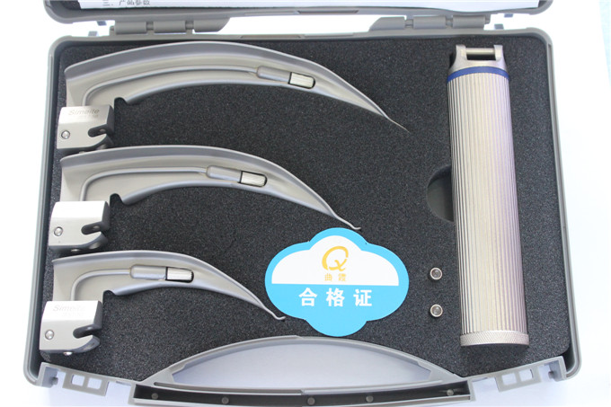 成人灯泡全钛钢麻醉咽喉镜